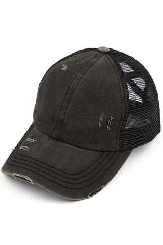 CrissCross Hat: Black