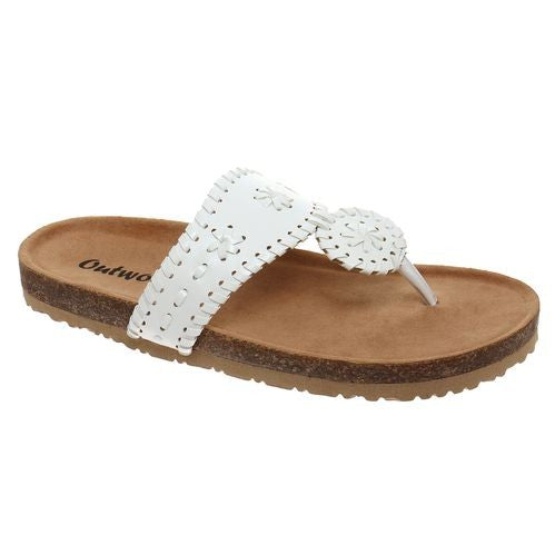 Summer Stroll Sandals: White