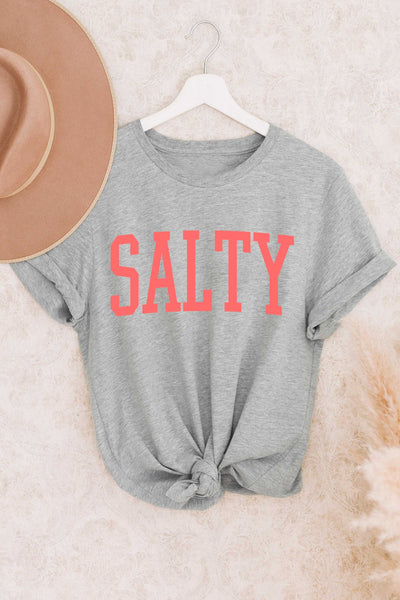Salty Tee: Heather Gray