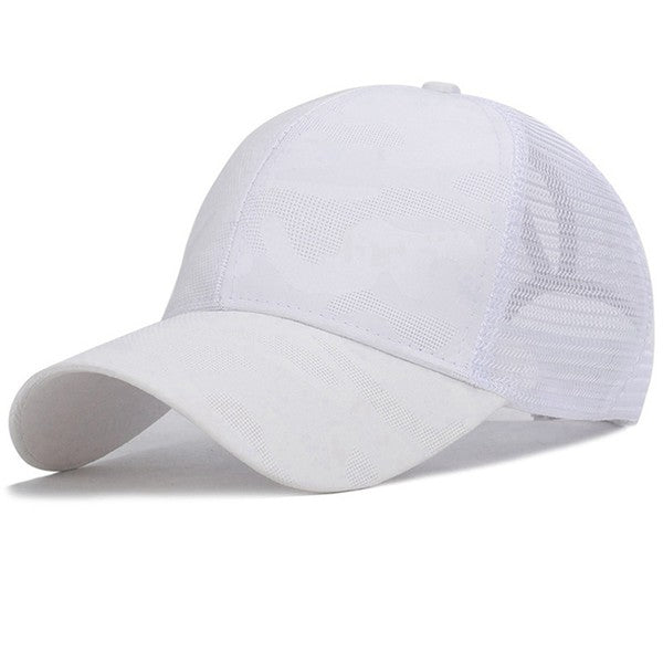 Camo Hat: White
