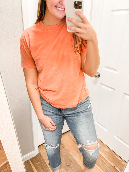 Vacation Mode Tee: Vintage Coral
