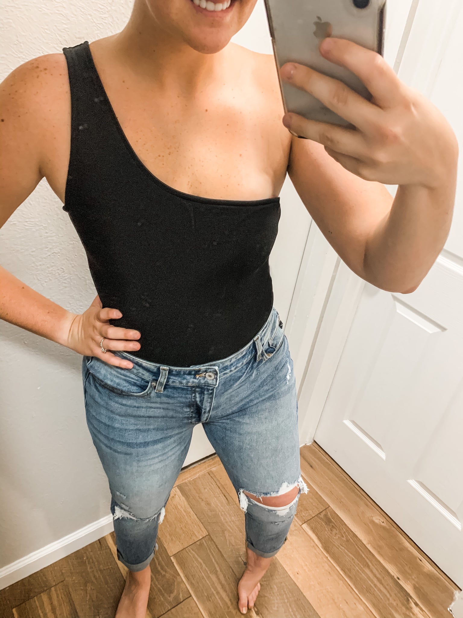 A Night On The Town Bodysuit: Black
