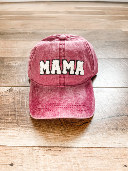 MAMA Hat: Burgundy