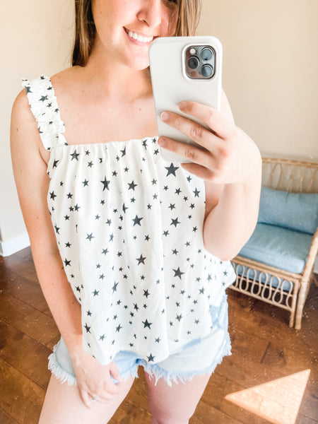 Southern Belle Top: White