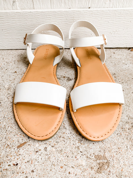 Catch The Ocean Sandals: White
