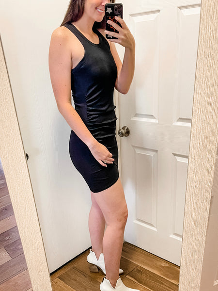Ready For Cocktails Dress: Black