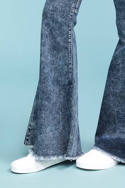 The Veronica Flare Jeans: Acid Wash